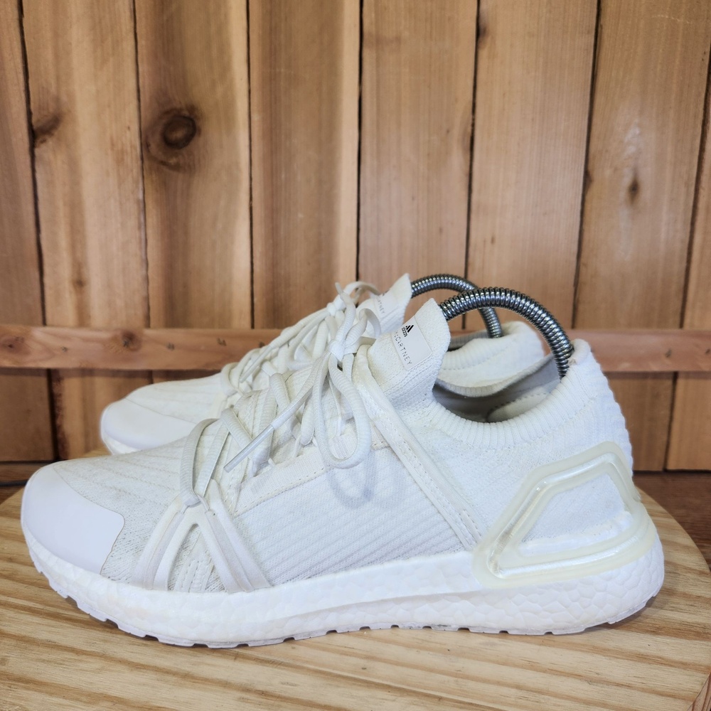 Adidas Stella McCartney Ultraboost 20 Shoes Womens 9 White Knit Sneakers H00034